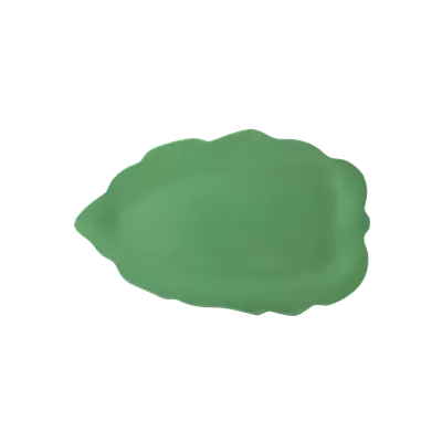 Leaf Shape Plate 12.6"