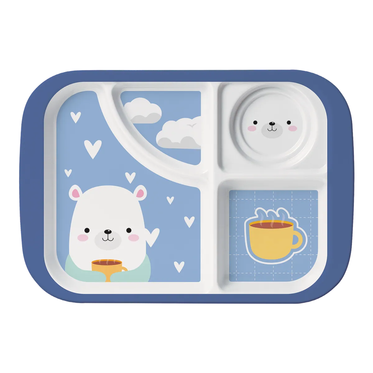 4 Compartment Tray 11.5"