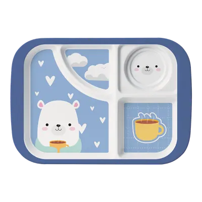 4 Compartment Tray 11.5"