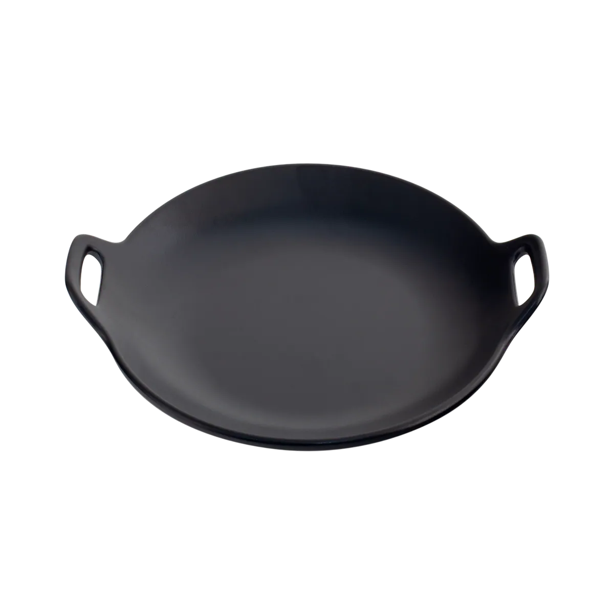 Round Plate W/ Handle 10"