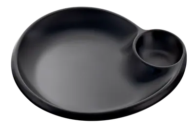 2 Compartment Oval Plate 11"