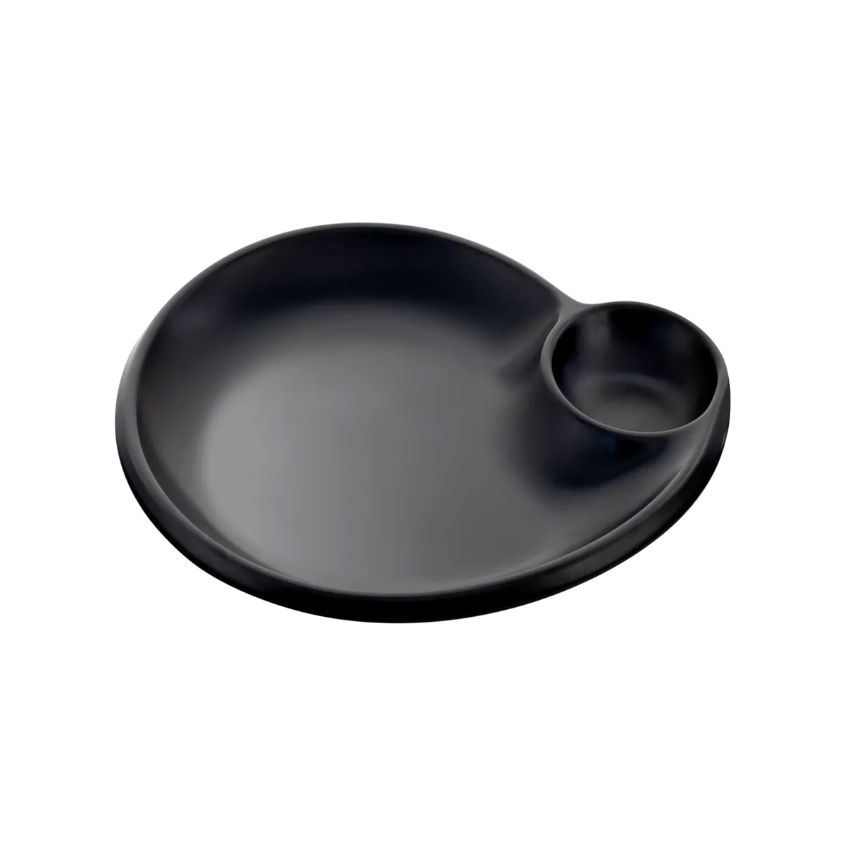 2 Compartment Oval Plate 9.5"